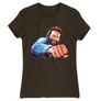 Barna Bud Spencer női rövid ujjú póló - Pofon