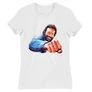 Fehér Bud Spencer női rövid ujjú póló - Pofon