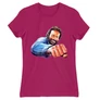Pink Bud Spencer női rövid ujjú póló - Pofon