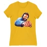 Sárga Bud Spencer női rövid ujjú póló - Pofon