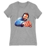 Sportszürke Bud Spencer női rövid ujjú póló - Pofon