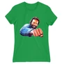 Zöld Bud Spencer női rövid ujjú póló - Pofon