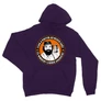 Sötétlila Bud Spencer unisex kapucnis pulóver - Puffin lekvár