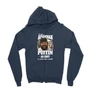 Sötétkék Bud Spencer zipzáros pulóver - Apa Puffin