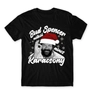 Kép 1/23 - Fekete Bud Spencer férfi rövid ujjú póló - Bud Spencer nélkül nincs Karácsony