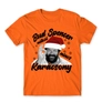 Kép 14/23 - Narancs Bud Spencer férfi rövid ujjú póló - Bud Spencer nélkül nincs Karácsony