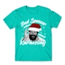 Kép 20/23 - Türkiz Bud Spencer férfi rövid ujjú póló - Bud Spencer nélkül nincs Karácsony