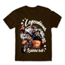 Barna Bud Spencer férfi rövid ujjú póló - Legendának születni kell - Bud és Terence