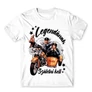 Fehér Bud Spencer férfi rövid ujjú póló - Legendának születni kell - Bud és Terence