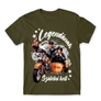 Khaki Bud Spencer férfi rövid ujjú póló - Legendának születni kell - Bud és Terence