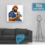 Bud Spencer vászonkép - Ice cream canvas - 2 cm-es kerettel - Több méretben