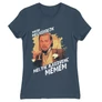 Denim Leonardo DiCaprio mém női rövid ujjú póló - Mikor megkérdezik...