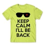 Almazöld Terminátor férfi rövid ujjú póló - Keep calm I’ll be Termintator