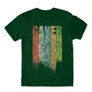 Sötétzöld Gamer - férfi rövid ujjú póló - Colors