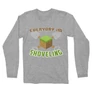 Sportszürke Minecraft férfi hosszú ujjú póló - Everyday I’m shoveling