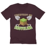Bordó Minecraft férfi V-nyakú ujjú póló - Everyday I’m shoveling