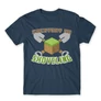 Denim Minecraft férfi rövid ujjú póló - Everyday I’m shoveling