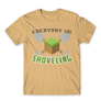 Kép 10/25 - Homok Minecraft férfi rövid ujjú póló - Everyday I’m shoveling