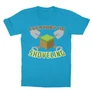 Atollkék Minecraft gyerek rövid ujjú póló - Everyday I’m shoveling