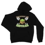 Fekete Minecraft unisex kapucnis pulóver - Everyday I’m shoveling