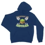 Királykék Minecraft unisex kapucnis pulóver - Everyday I’m shoveling