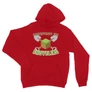 Piros Minecraft unisex kapucnis pulóver - Everyday I’m shoveling