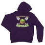 Sötétlila Minecraft unisex kapucnis pulóver - Everyday I’m shoveling