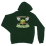 Sötétzöld Minecraft unisex kapucnis pulóver - Everyday I’m shoveling