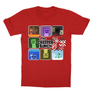 Kép 8/13 - Piros Minecraft gyerek rövid ujjú póló - The Creeper Bunch