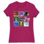 Kép 11/22 - Pink Minecraft női rövid ujjú póló - The Creeper Bunch