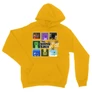 Sárga Minecraft unisex kapucnis pulóver - The creeper bunch