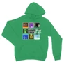 Zöld Minecraft unisex kapucnis pulóver - The creeper bunch