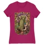 Pink Minecraft női rövid ujjú póló - Art Nouveau
