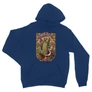 Királykék Minecraft unisex kapucnis pulóver - Art Nouveau