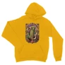 Sárga Minecraft unisex kapucnis pulóver - Art Nouveau