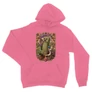 Világos rózsaszín Minecraft unisex kapucnis pulóver - Art Nouveau