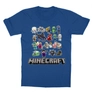 Kép 6/14 - Királykék Minecraft gyerek rövid ujjú póló - Minecraft characters