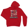 Piros Minecraft unisex kapucnis pulóver - Minecraft characters