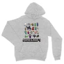 Sportszürke Minecraft unisex kapucnis pulóver - Minecraft characters