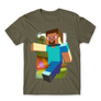 Kép 6/25 - Cink Minecraft férfi rövid ujjú póló - Clipart