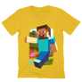 Kép 7/12 - Sárga Minecraft férfi V-nyakú póló - Clipart