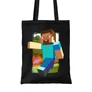 Fekete Minecraft vászontáska - Clipart