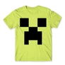 Almazöld Minecraft férfi rövid ujjú póló - Creeper face
