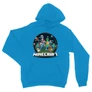 Zafírkék Minecraft unisex kapucnis pulóver - Kerek Minecraft logó II.