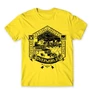 Citromsárga Minecraft férfi rövid ujjú póló - Overworld