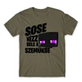 Cink Minecraft férfi rövid ujjú póló - Sose nézz bele a szemükbe – Enderman