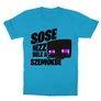 Atollkék Minecraft gyerek rövid ujjú póló - Sose nézz bele a szemükbe – Enderman