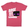 Pink Minecraft gyerek rövid ujjú póló - Sose nézz bele a szemükbe – Enderman