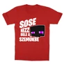 Piros Minecraft gyerek rövid ujjú póló - Sose nézz bele a szemükbe – Enderman