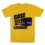 Sárga Minecraft gyerek rövid ujjú póló - Sose nézz bele a szemükbe – Enderman